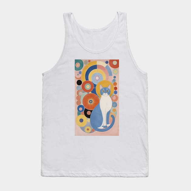 Feline Kaleidoscope: Inspired by Hilma af Klint Tank Top by FridaBubble